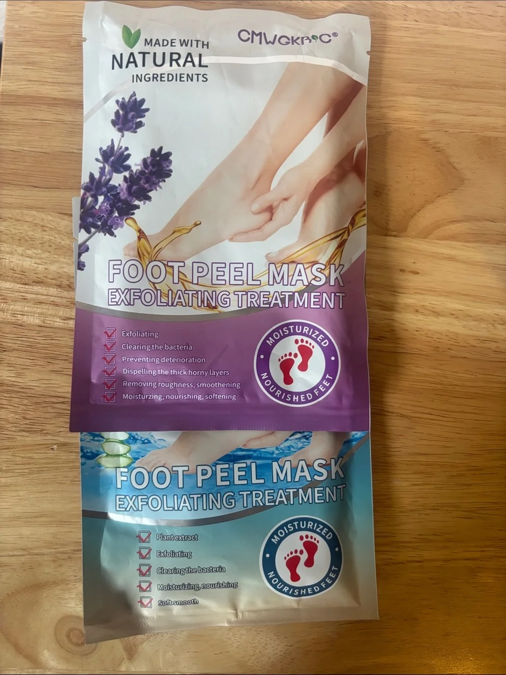 Foot Peel Mask Exfoliating Treatment, 2 Pack